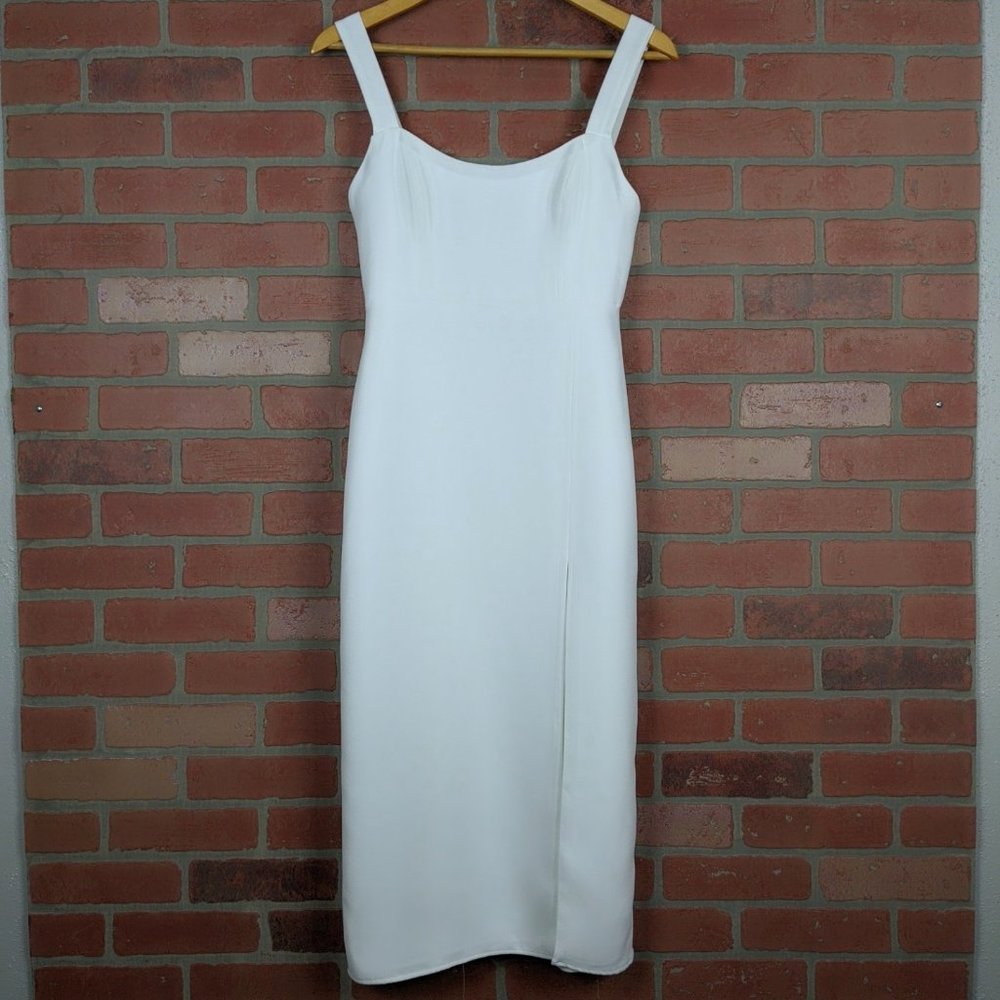 Park & Fifth Sleeveless Bridal Midi Slit Dress